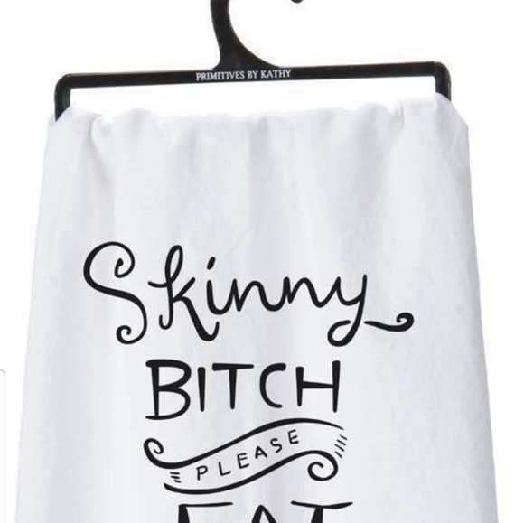 SKINNY B*TCH PLEASE EAT A BISCUIT TOWEL - Picture 2 of 3